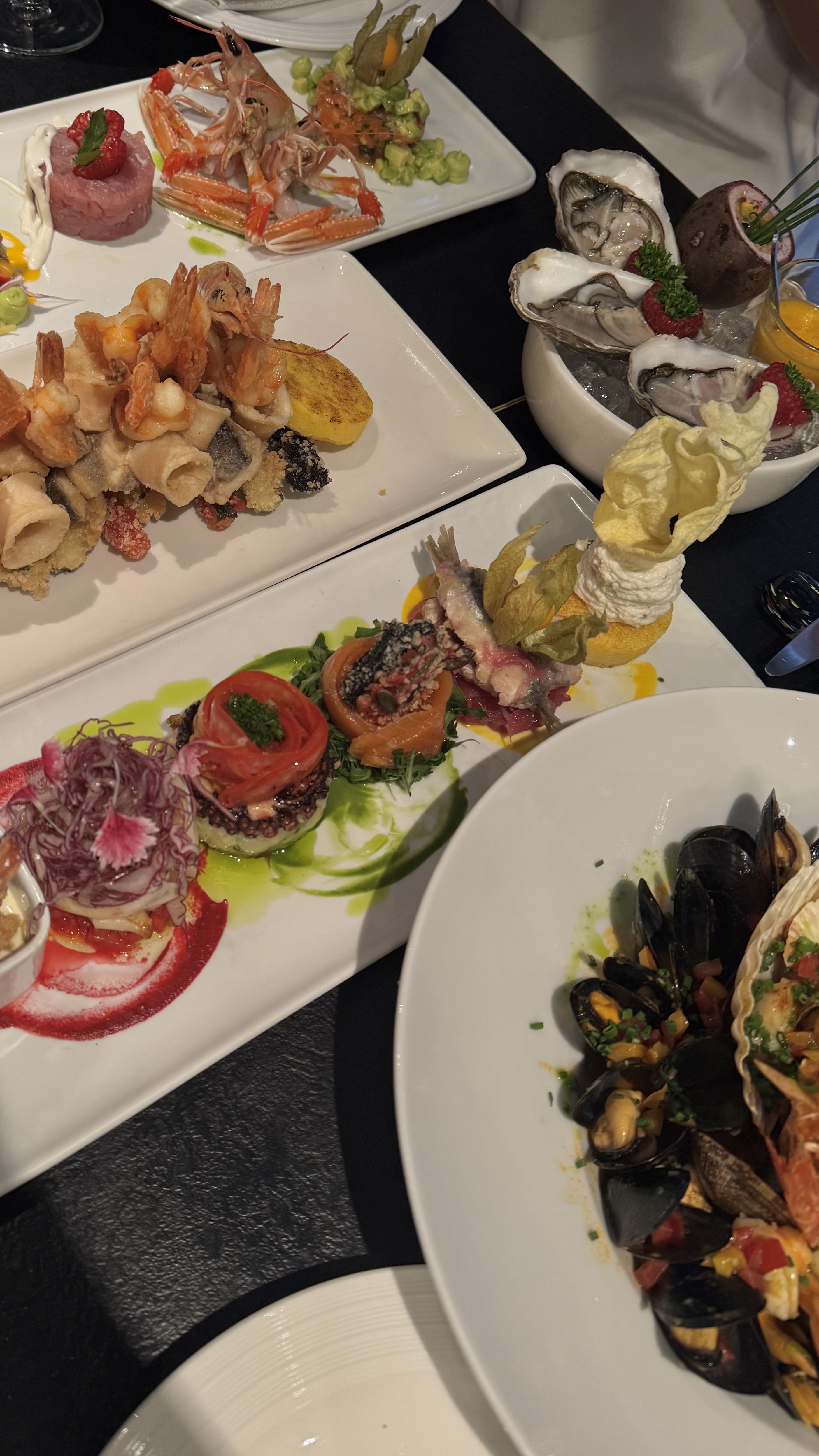 Degustazione di pesce fresco della Laguna di Venezia - Impronta Restaurant